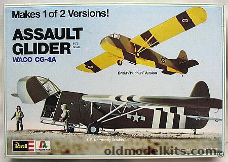 Revell 1/72 TWO Assault Glider Waco CG-4A - Or British Hadrian Version - BAGGED, H2012 plastic model kit